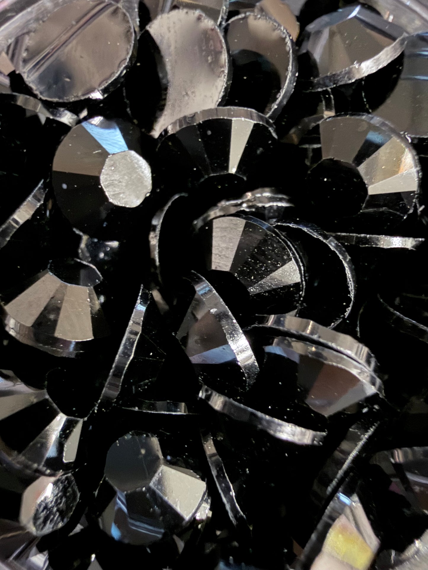 Midnight Luxe Glass Rhinestone Jar Set (6-Piece Starter Kit) LIMITED STOCK