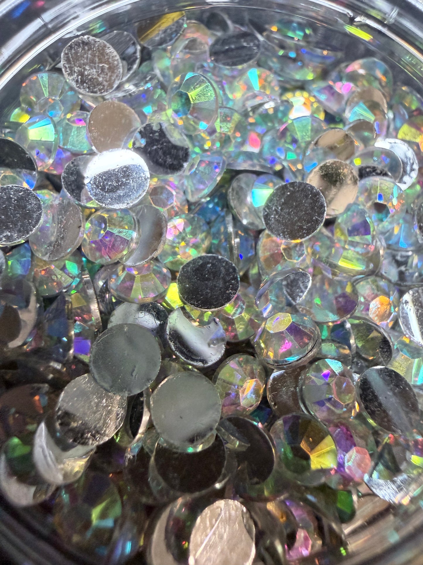 Angel Glow|Crystal AB Glass Rhinestones