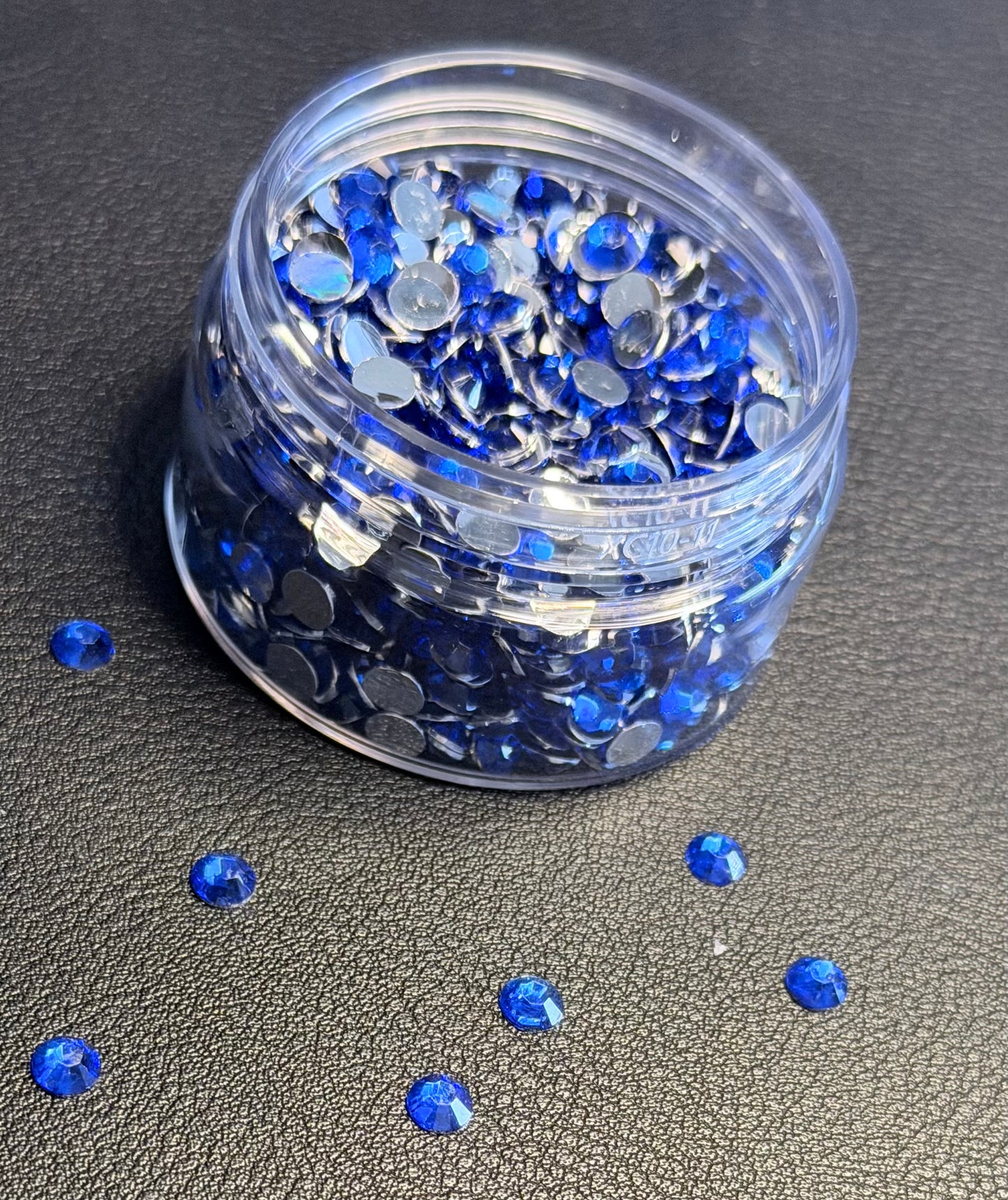 Sapphire Luxe|Blue Glass Rhinestones