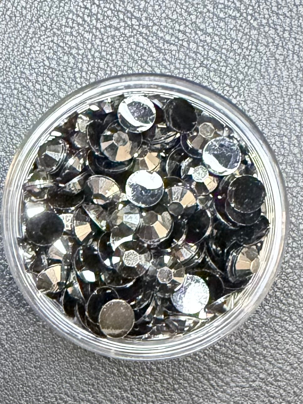 Toxic Shine|Silver Glass Rhinestones