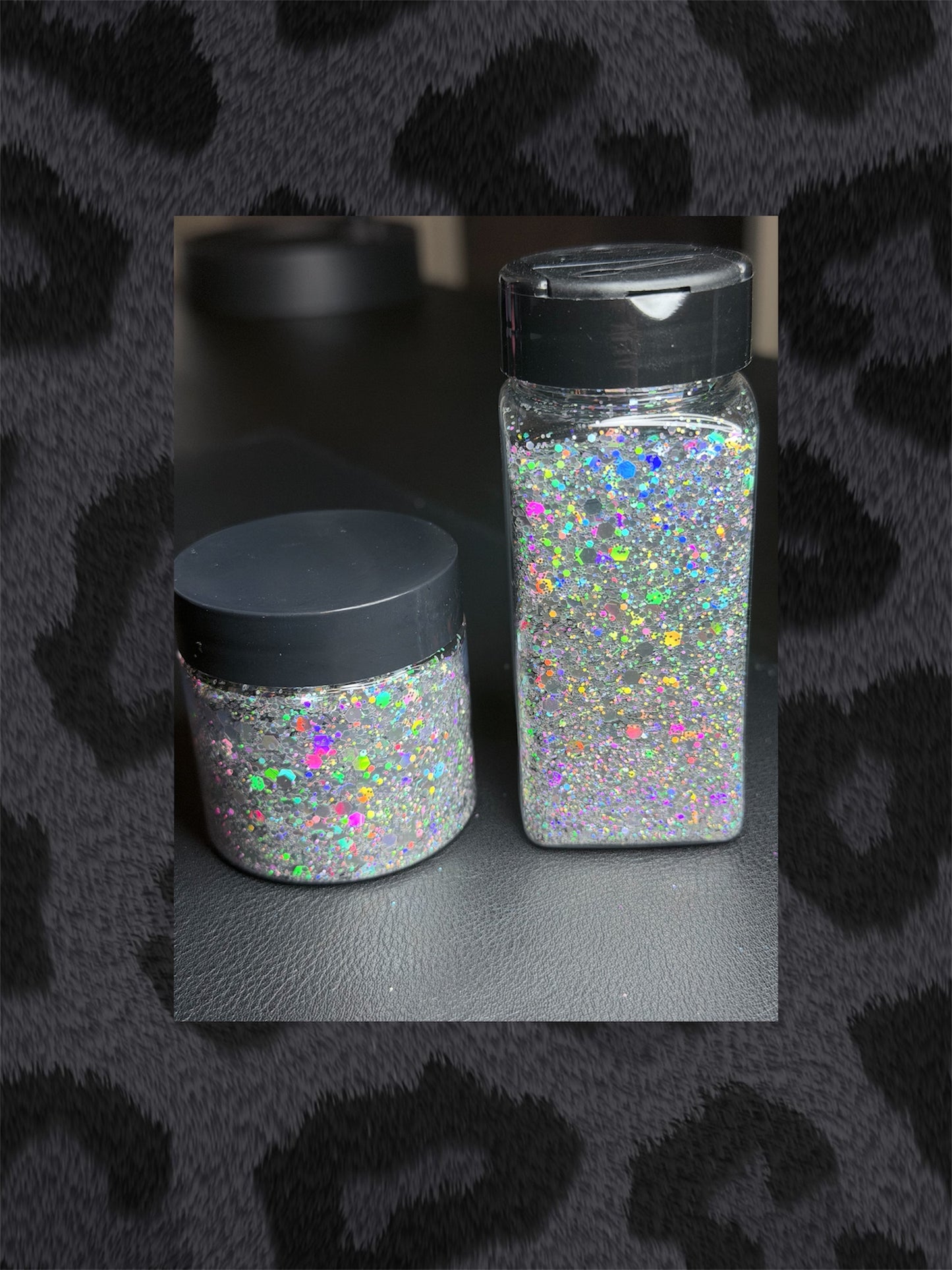 Starlight Prism|Chunky Mix Silver Iridescent Glitter