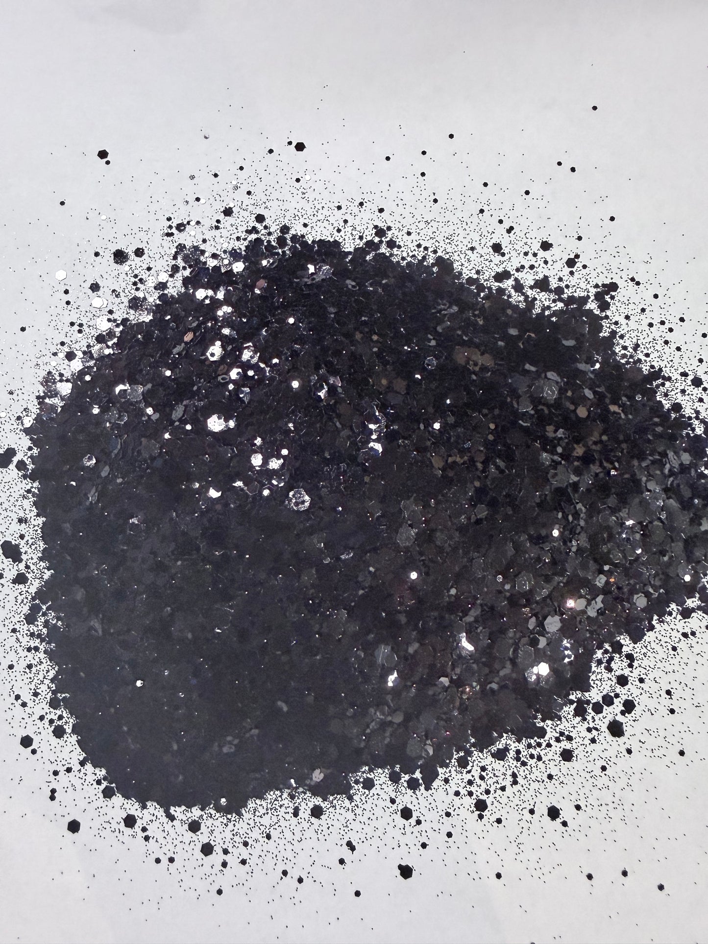 After Dark | Black Sparkle Chunky Glitter Mix