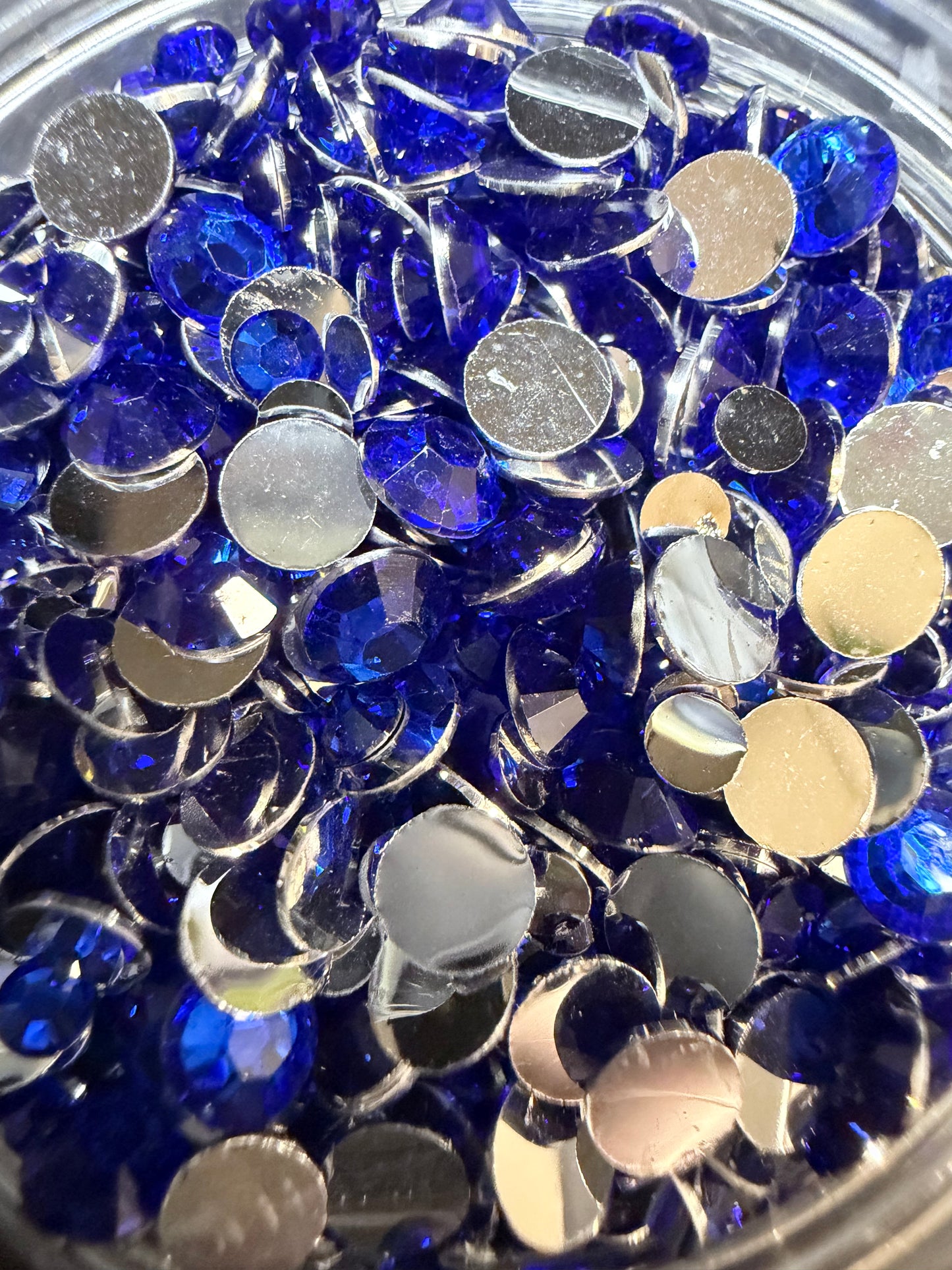 Sapphire Luxe|Blue Glass Rhinestones
